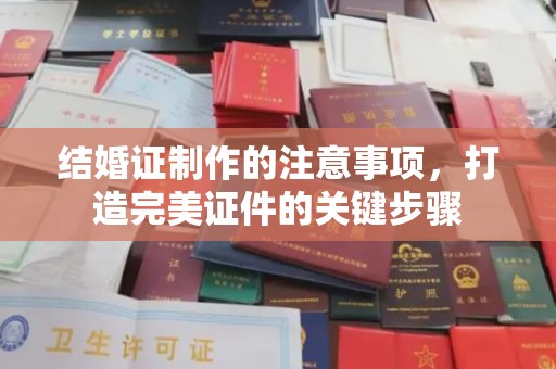 英山结婚证制作的注意事项，打造完美证件的关键步骤